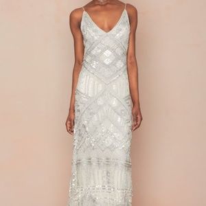 Calypso St Barth Hand Sequined Brusse Gown NWT
